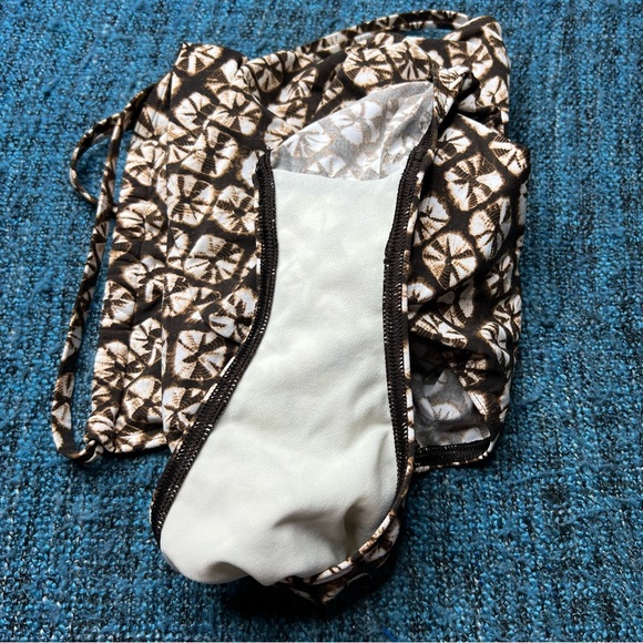 Michael Kors Brown Sand Dollar One Piece Swimsuit Size 10 - Picture 7 of 9